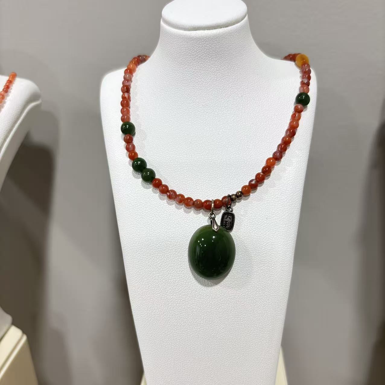 Necklace - Jade - Symbolizes peace, smooth progress, and good luck.