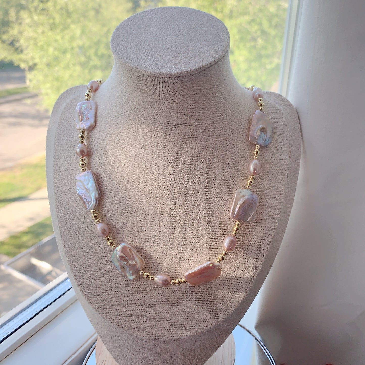 Necklace - Freshwater Pearl Baroque Necklace