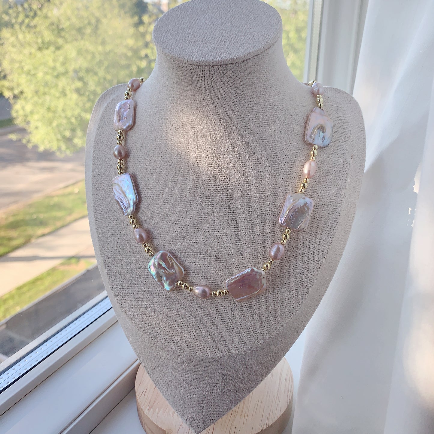 Necklace - Freshwater Pearl Baroque Necklace