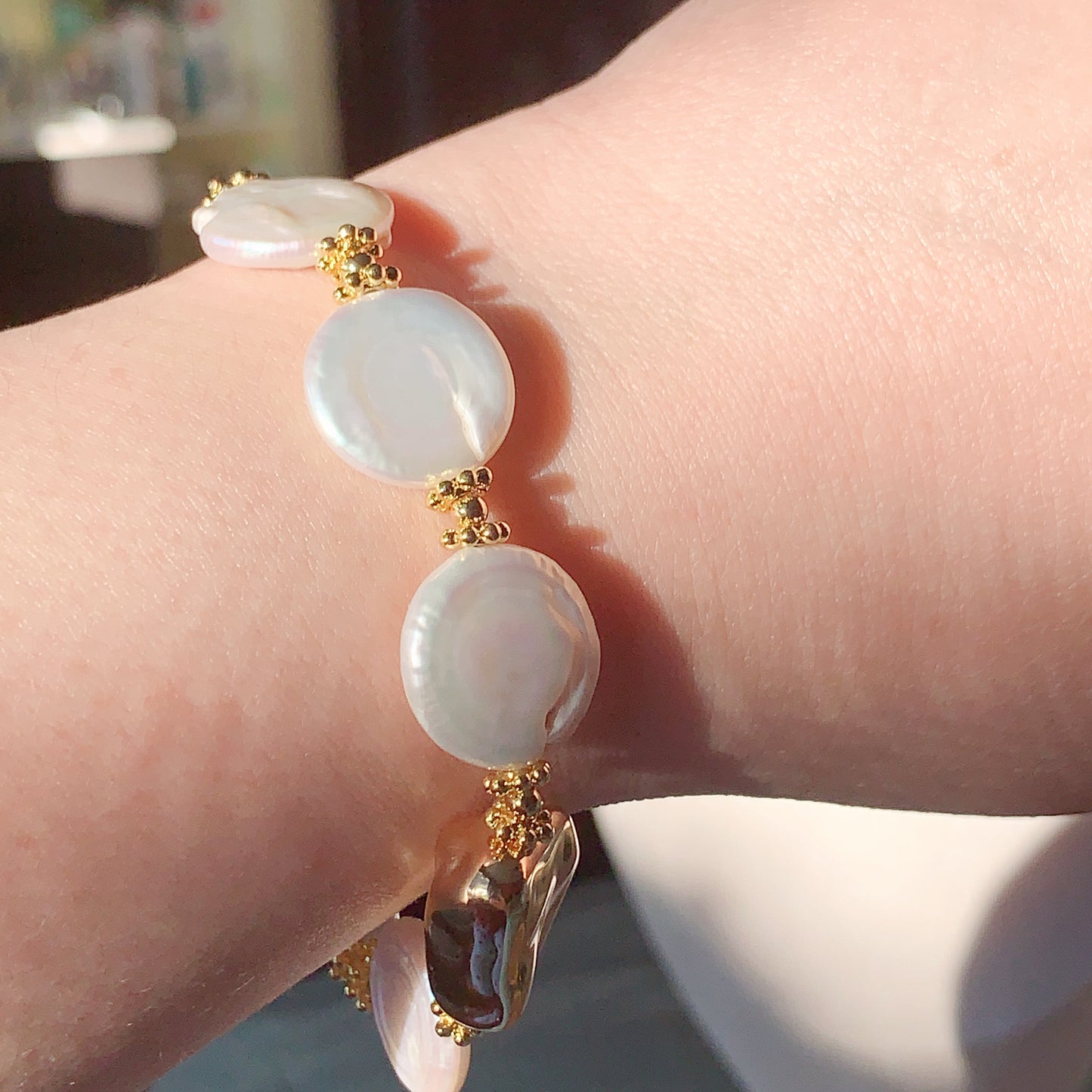 Bracelet - Freshwater Baroque Pearl Bracelet
