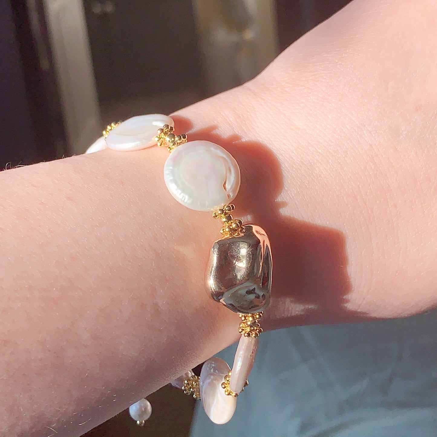 Bracelet - Freshwater Baroque Pearl Bracelet