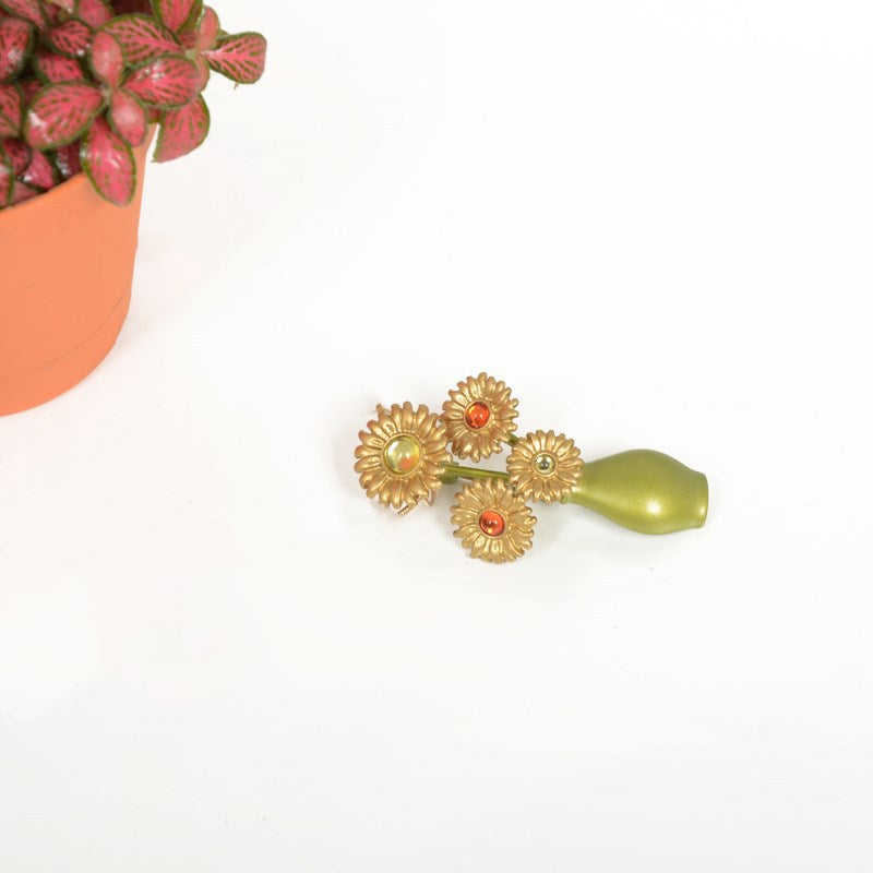 Brooch - Sunflower