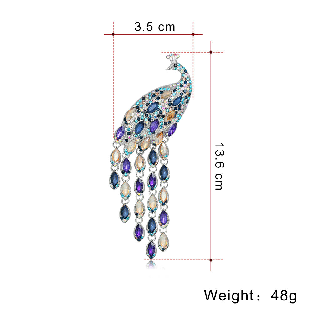 Brooch/Pendant - Peacock