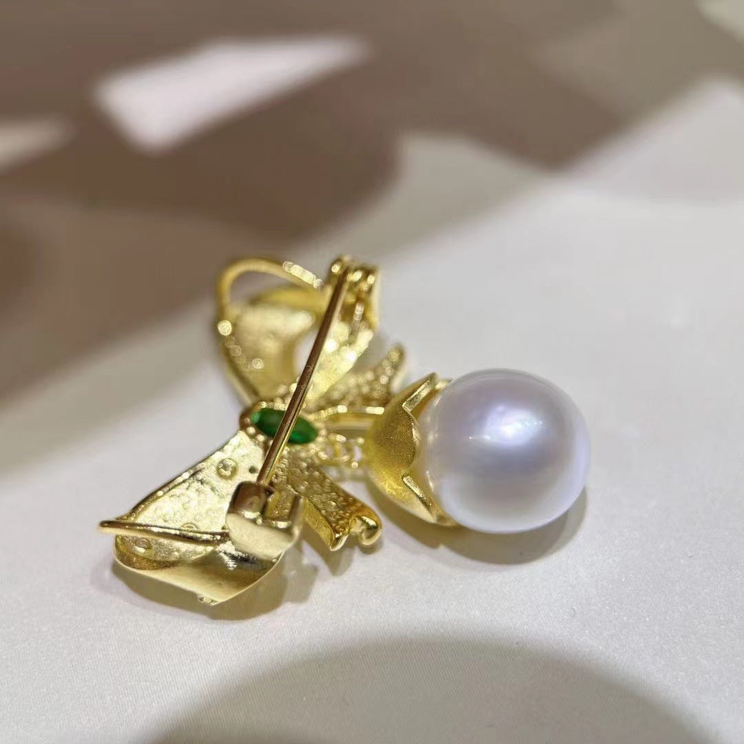 Brooch/Pendant - Natural Pearl