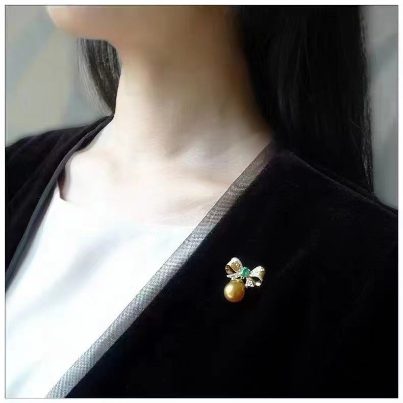 Brooch/Pendant - Natural Pearl