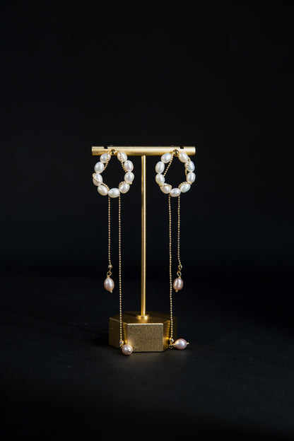 Earring - Natural Freshwater Pearl