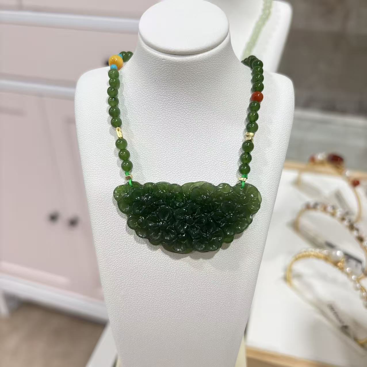Necklace - Jade - Jasper