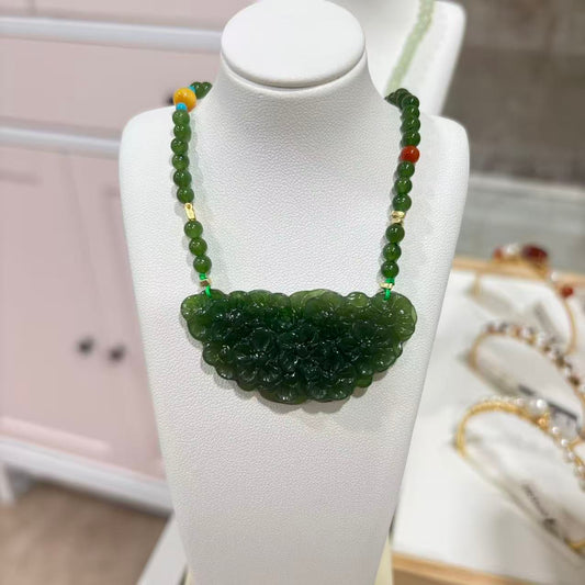Necklace - Jade - Jasper
