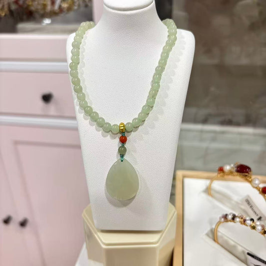 Necklace - Jade Hetian - 3-wrap bracelet or a necklace
