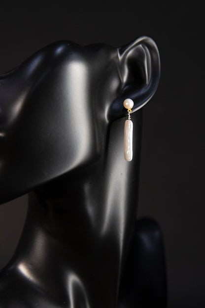 Earring - Baroque Sterling Silver Earrings