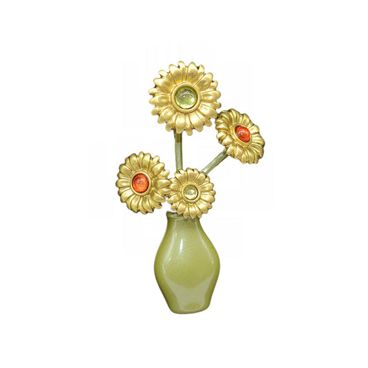 Brooch - Sunflower
