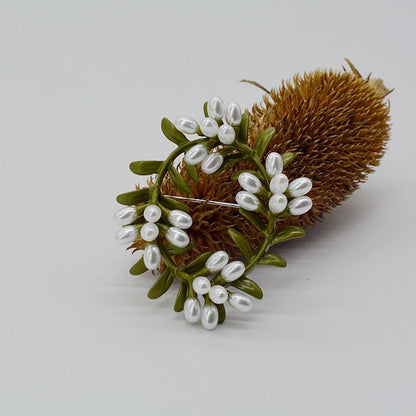 Brooch - Garland Freshwater Pearl Brooch