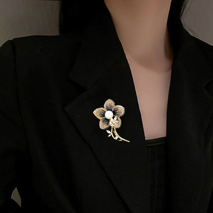 Brooch - Freshwater Pearl Flower Brooch