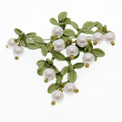 Brooch - Cranberry