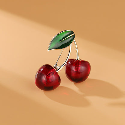 Brooch - Cherry