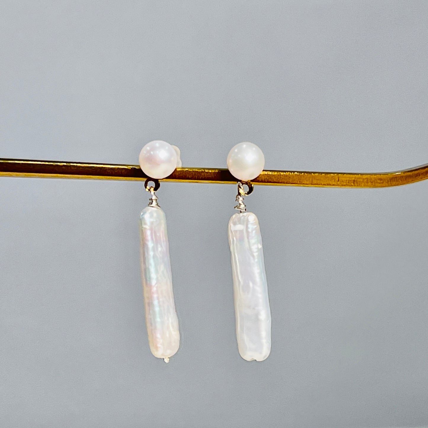 Earring - Baroque Sterling Silver Earrings