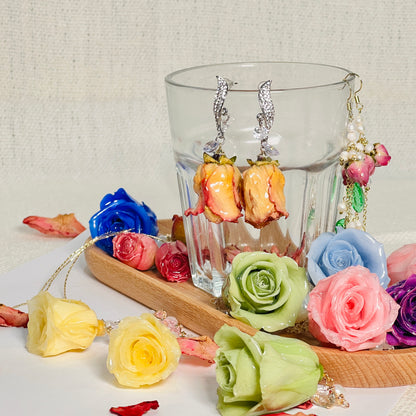 Earring - Real Flower
